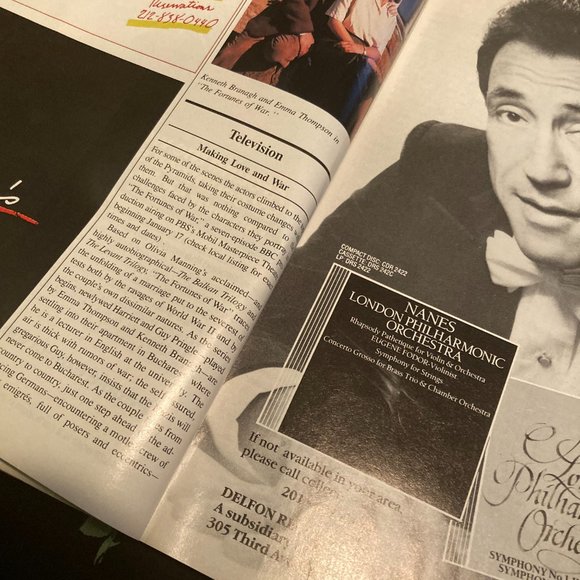 Vintage Magazine - Horizon The Magazine of the Arts January/February 1988 - Picture 5 of 5